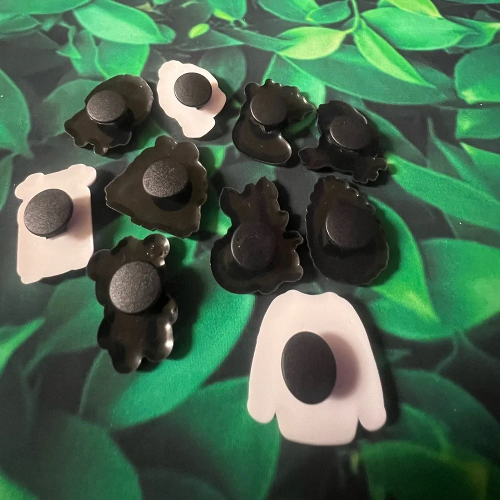 10 Blue Winter Croc Charms Jibbit Shoe Charms Disney Croc Charms - Picture 6 of 6